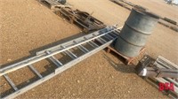 Heavy Steel Barrel & 8' Alum. Extension Ladder