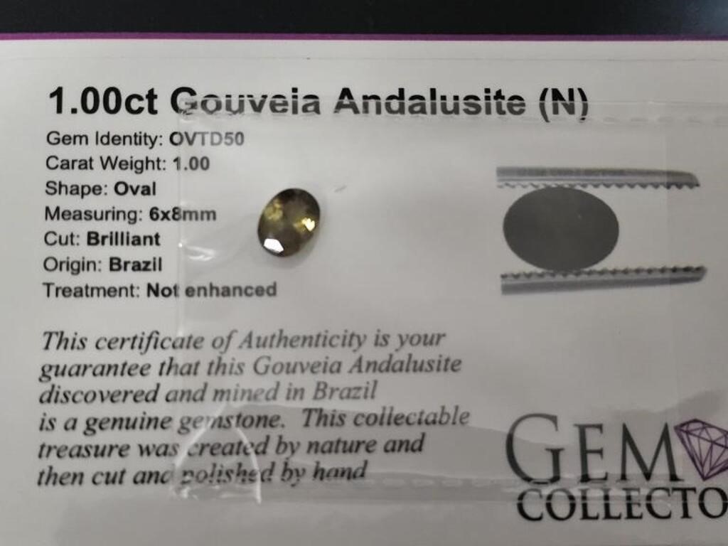 1.0ct Gouveia Andalusite