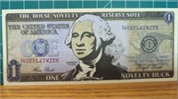 George Washington novelty banknote