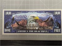 God bless America novelty banknote