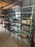 4-Sections of Metal Shelving (NO CONTENTS)