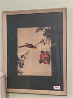 Bird and flower print