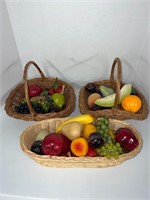 FRUIT DECOR WITH BASKETS