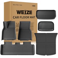 Weize Floor Mats for Tesla Model Y 5-Seat 2021-202