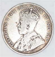 1911  Newfoundland 50 Cents Coin