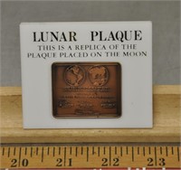 Lunar plaque collectible