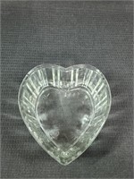 Heart Shape Glass Candy Dish