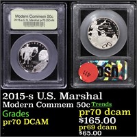 Proof 2015-s U.S. Marshal Modern Commem Half Dolla