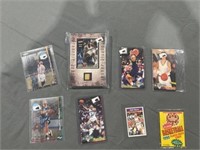 Assorted basketball cards