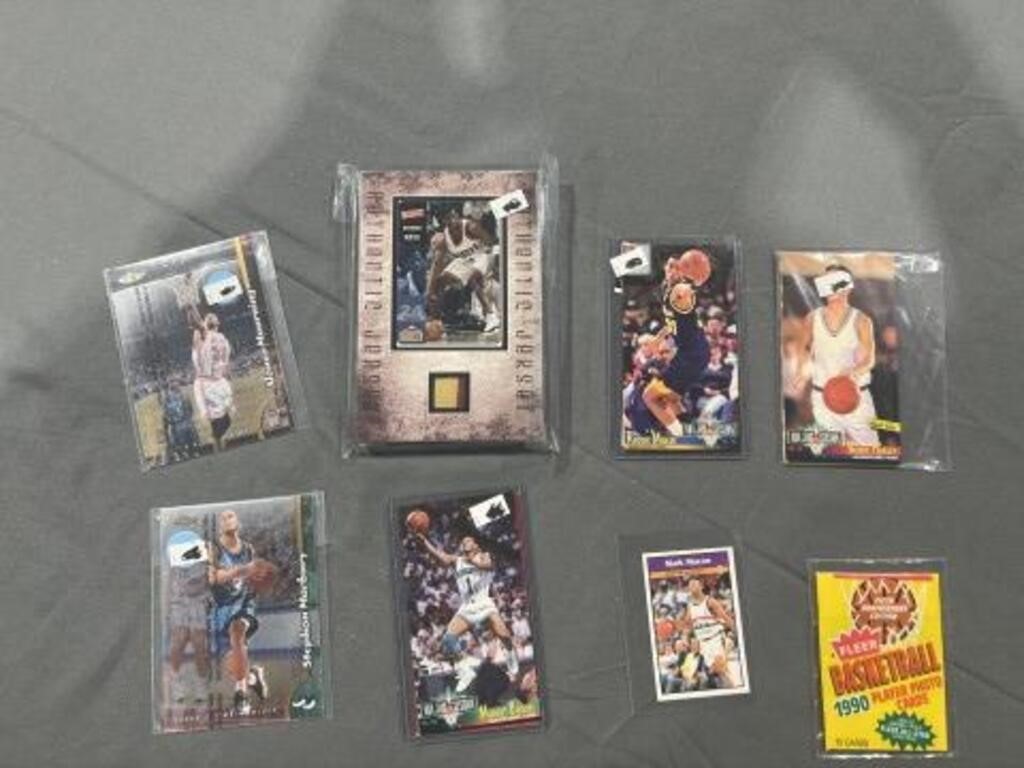 Assorted basketball cards
