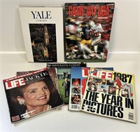 VINTAGE MAGAZINES INCL LIFE & HARDCOVER BOOKS
