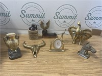Solid Brass Elephant, decor, book ends & more