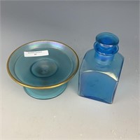 Celeste Blue Stretch Glass Assorted Lot