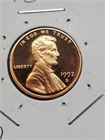 1992-S Proof Lincoln Penny
