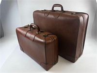 Vintage Top Grain Cowhide Suitcase Set