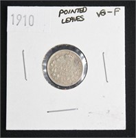 1910 CAD .05c  Silver Coin