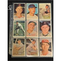 (48) 1957-58 Topps Baseball Cards Mixed Grade