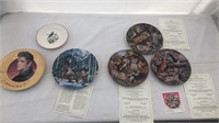 Lot of 6 collectors plates
