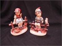 Two Hummel figurines, both TMK 1: