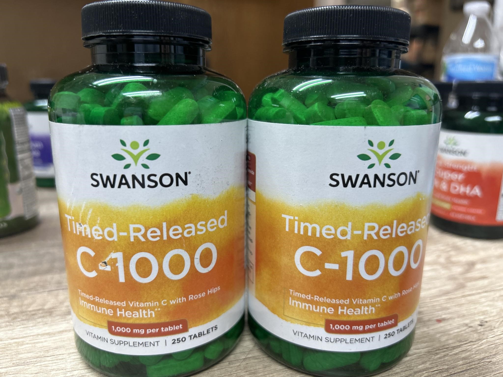 2Pk Swanson Timed-Release Vitamin C with Rose Hips