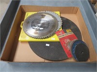 Lot: Circular Saw Blades, Cut-off Wheels, More