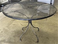 Round Wrought Iron Table