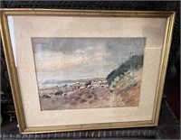 C. 1890 Walter Chaloner Seaside Scene