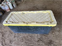 40” Long Storage Tote with Lid