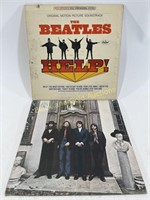 (2) VTG Beatles Record Albums: Help! & Hey Jude