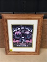 Framed Jack Daniels