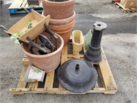 Pallet Full Of Ceramic Pots And More