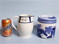 Adams Lancaste Jug and Other Canister