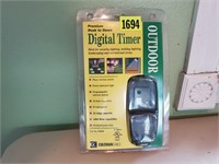 Outdoor digital timer