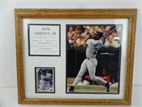Ken Griffey Jr. Framed and Matted Picture, Card,