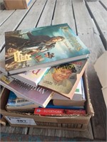 Box of Novels, Collector Books, Tube of Prints