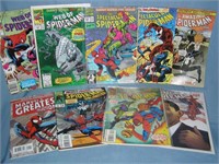 Collection of vintage Spiderman comic books