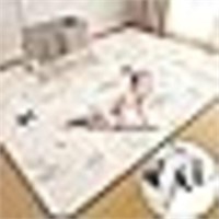 Foldable Baby Playmat, XPE Foam Baby Gym & Play Ma