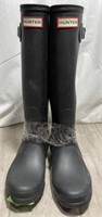 Hunter Ladies Tall Boots Size 7 (light Use)