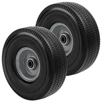 10x3.50-4" Solid Heavy Duty PU Tire - 4.10/3.50-4"