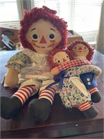 Knickerbocker Raggedy Ann and Andy lot