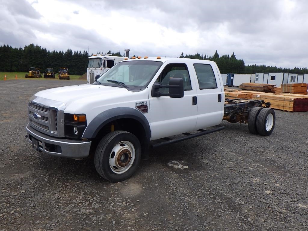 2008 Ford F550 S/A Cab & Chassis