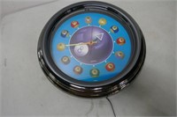 Billiard Quartz & Battery Operated Clock