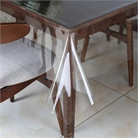 54x102 Clear Vinyl Tablecloth Protector