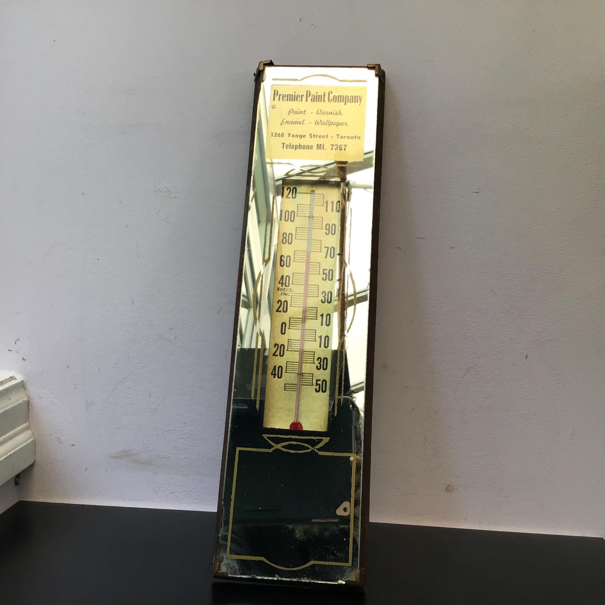 ADVERTISING THERMOMETER