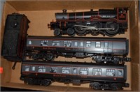 Lionel Hallows Eve Engine & Tender w/ Pass Cars