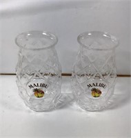 New Lot of 2 Plastic Malibu Cups