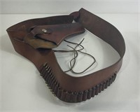 Leather Gun Belt With Some Ammo