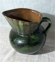 Mexican Artisan Design Pottery Pitcher