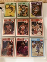 72-1988 Fleer Basketball cards