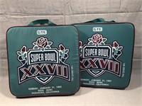 Super Bowl XXVII seat cushion w/ extras